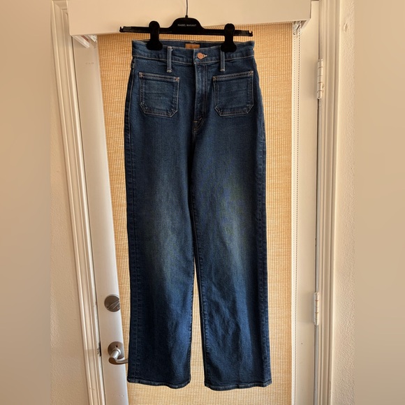 MOTHER High Rise Blue Jeans - Picture 2 of 7